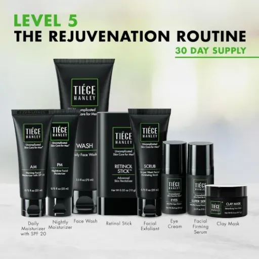Test Tiege Hanley Level 5 : la routine complète pour mec pressé (mais pas donné)