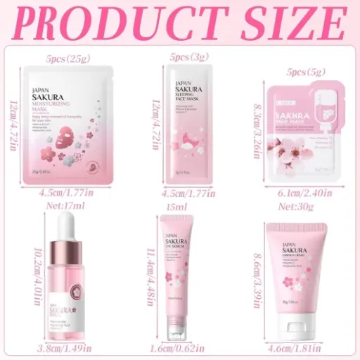 Test Sakura Ensemble de Soins de la Peau 18 Pièces : un gros kit pour débuter, mais avec des limites