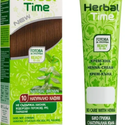 Test Herbal Time Henné Brun Naturel 10 : la colo « plus clean » qui fait (presque) le job sur les cheveux blancs