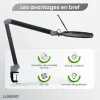 Test Lumeno Lampe loupe LED 8513SW : la grosse loupe de bureau qui fait le job sans chichi