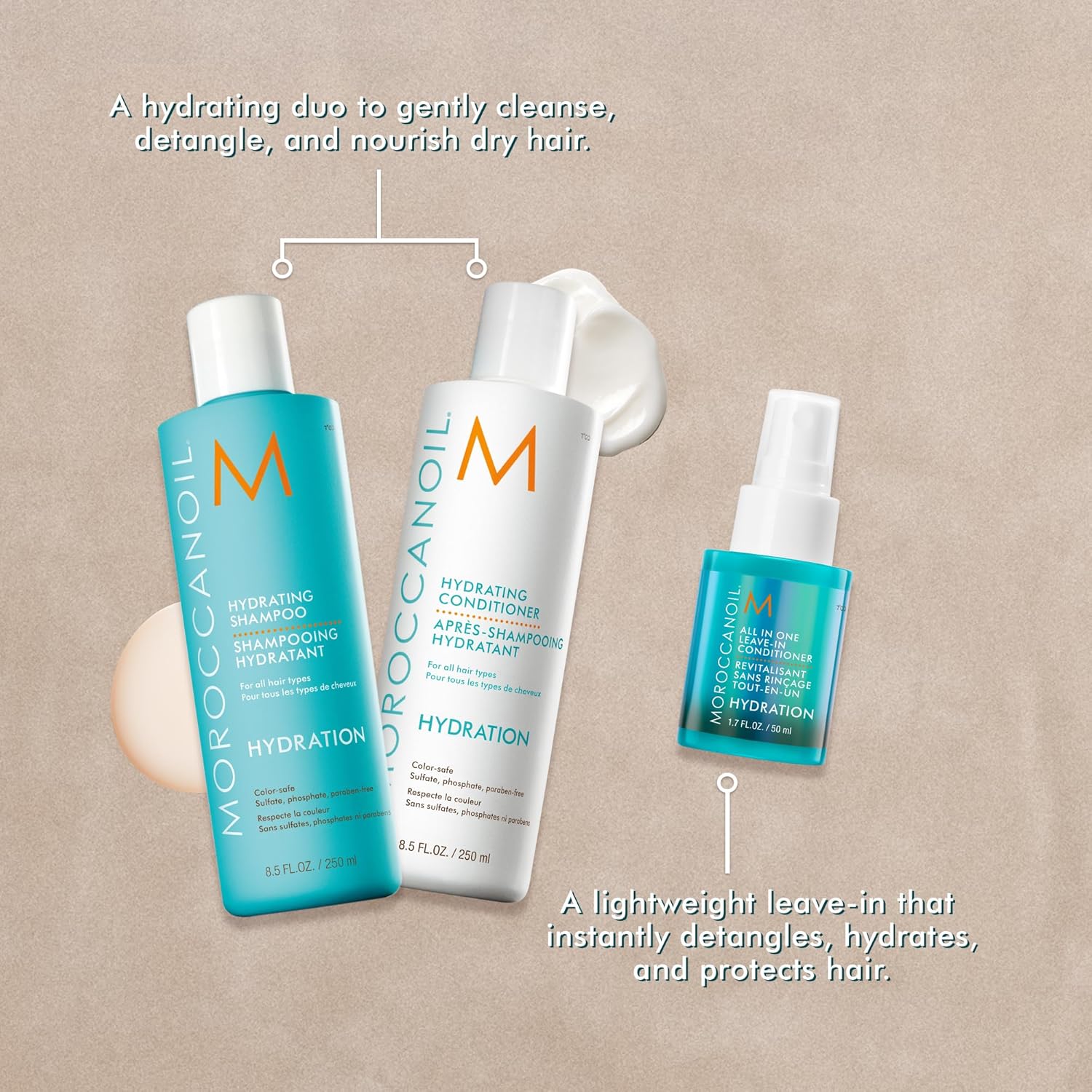 Coffret Cadeau soins capillaires Moroccanoil – Hydratation
