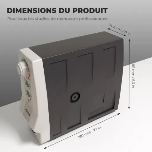 Test JSDA JD5500 : une ponceuse à ongles costaud pour bosser sérieux sans se ruiner