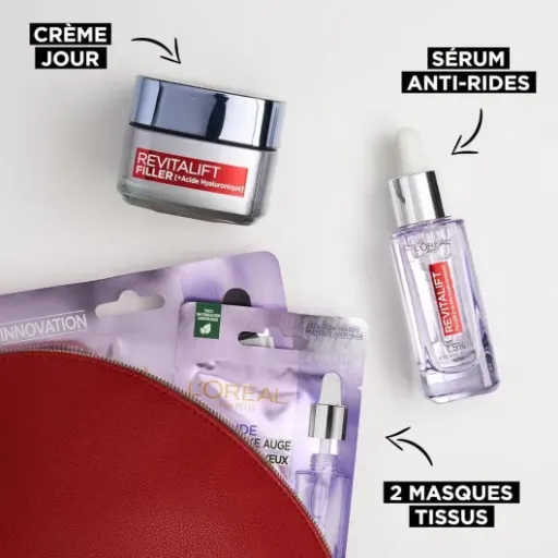 Test L'Oréal Paris Trousse Routine Repulpante : un kit hyaluronique qui fait le job sans miracle