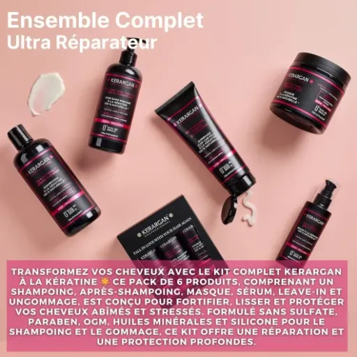 Test Kerargan Kit Complet Ultra Réparateur : le gros combo kératine qui fait (presque) tout pour les cheveux abîmés