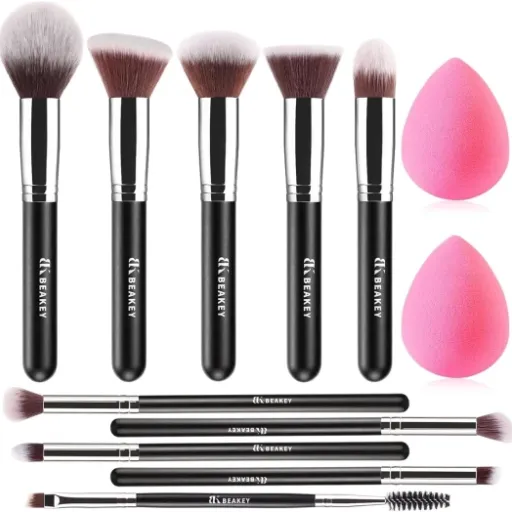 Test BEAKEY Pinceaux Maquillages Professionnel : le kit pas cher qui fait le job pour débuter