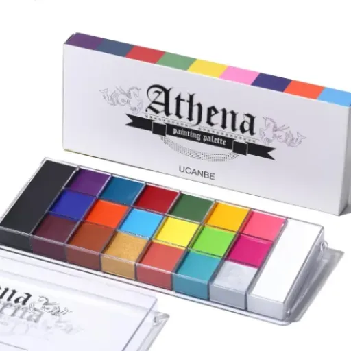 Test UCANBE Peinture Visage 20 Couleurs : la palette grasse pas chère qui fait le job pour Halloween et cosplay