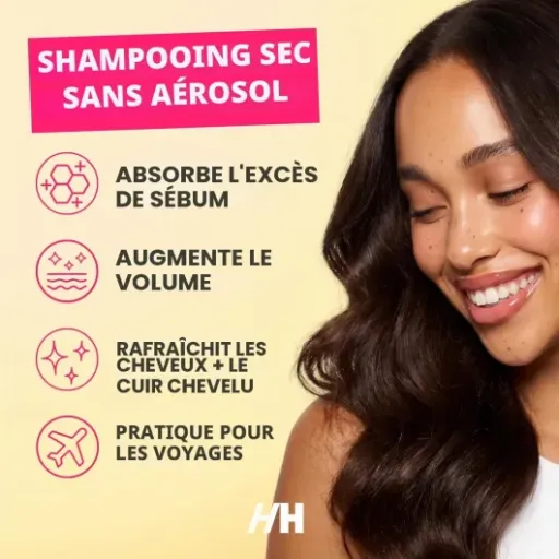 Test Handmade Heroes Drop Dead Gorgeous : le shampoing sec propre, pratique… mais pas magique