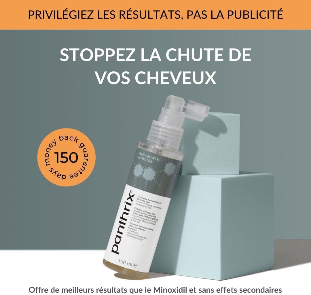 Sérum Croissance Cheveux avec Redensyl 3% - Anti Chute & Repousse - Caféine, Kératine & Niacinamide - pour une Pousse Très Rapide - Homme & Femme - Fabriqué en Allemagne - 100 ml 120 g (Lot de 1)