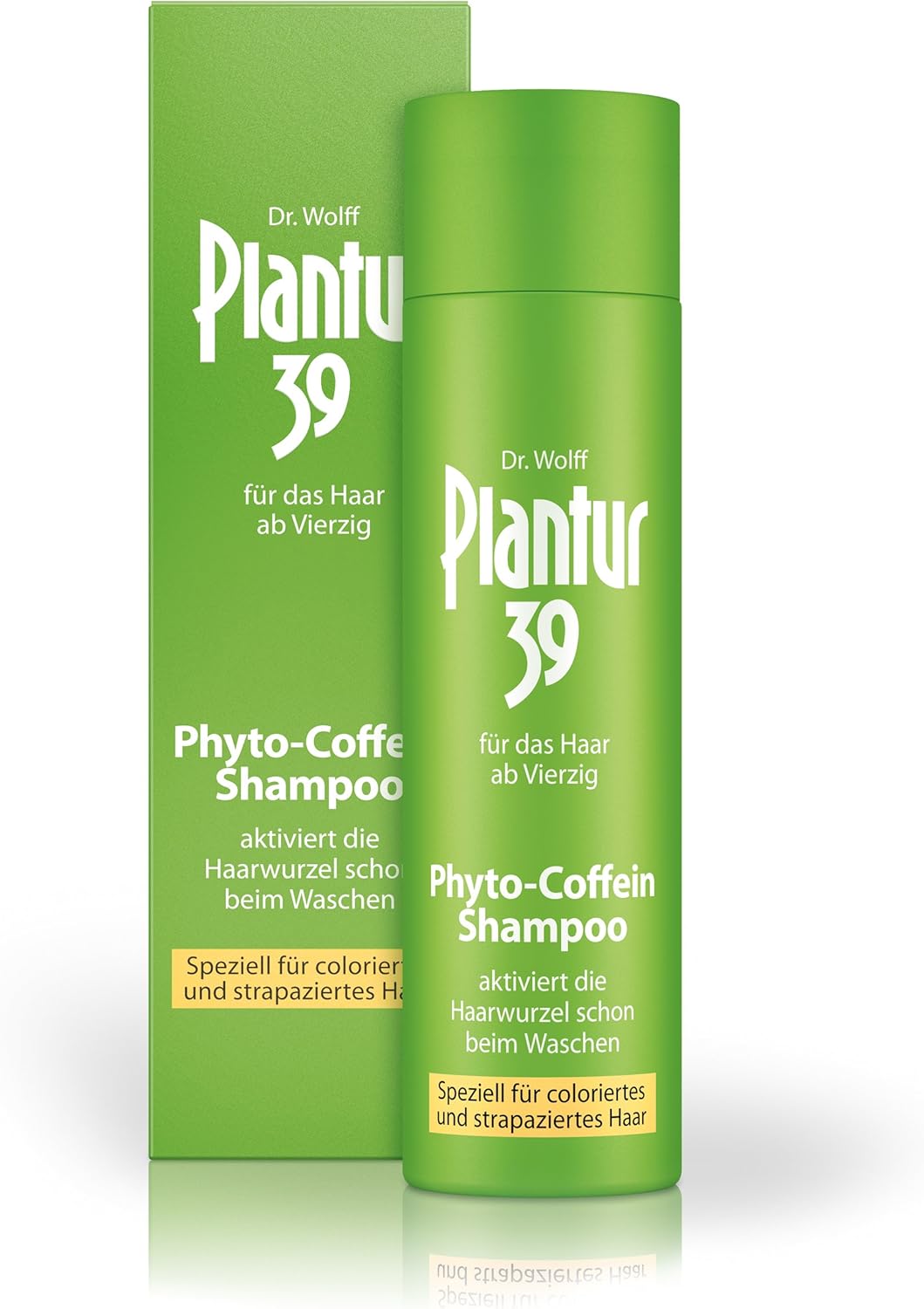 Plantur 39 Phyto Caféine Shampoing 250 ml et Après-shampoing 150 ml - Produits pour cheveux colorés et abîmés - Prévient et réduit la perte de cheveux - Traitement anti chute de cheveux femme
