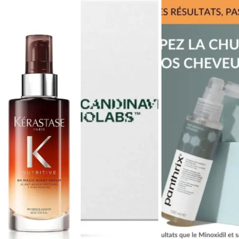 Classement des 3 meilleurs sérums capillaires (2026)
