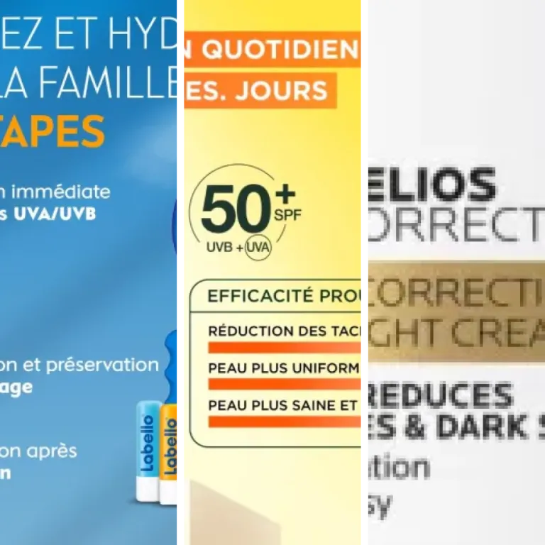 Comparatif des 3 meilleurs crèmes solaires visage (2026)