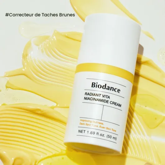 Radiant Vita Niacinamide Cream, Crème Visage Hydratante, Éclat du Teint et Soin des Taches, K-Beauty Coréenne, Idée Cadeau pour Femme, 50 ml