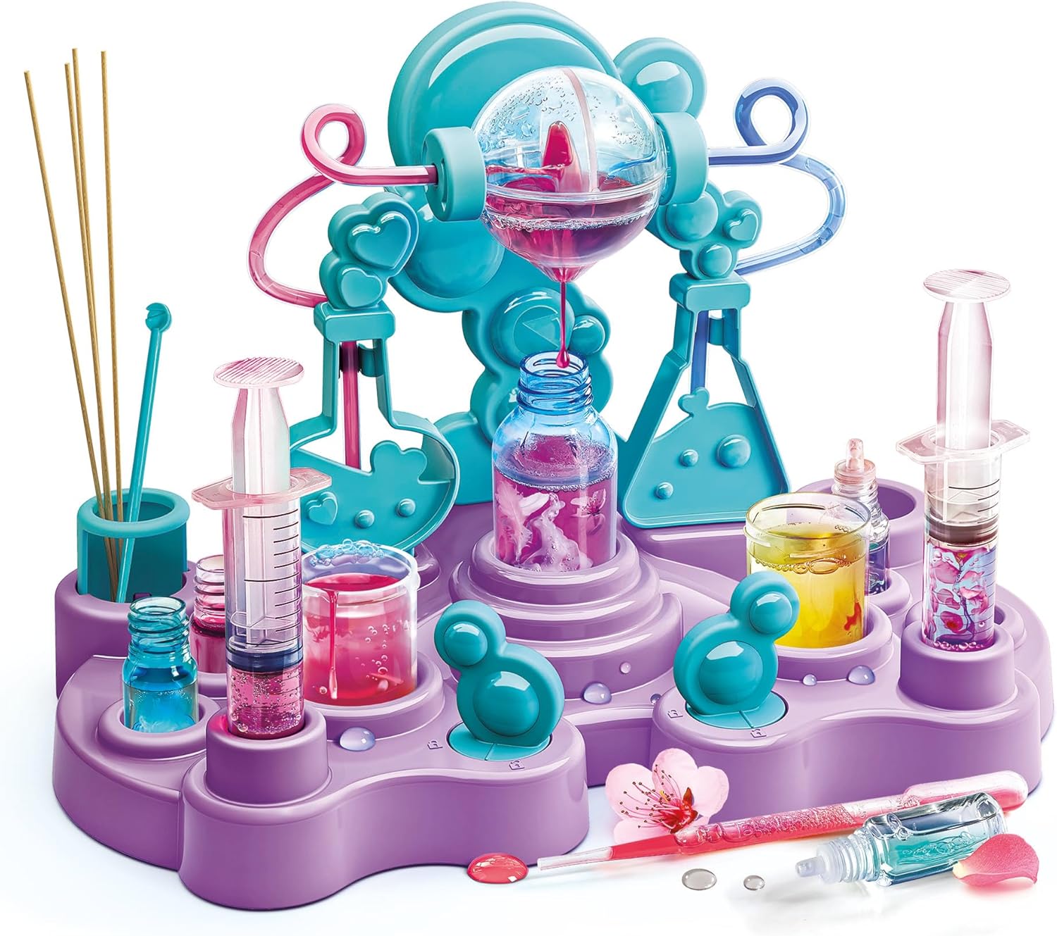 Le Laboratoire des Parfums Deluxe – Coffret Scientifique pour Enfants 8 Ans+ - Kit STEM Chimie Cosmétique - Créer Parfums & Diffuseurs - Activité Éducative