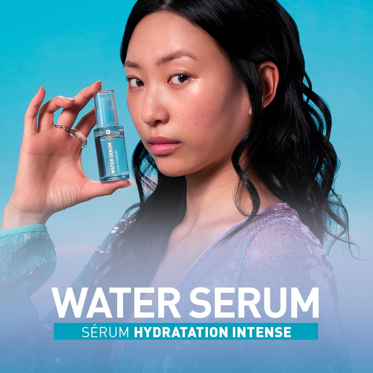 Erborian - Water Serum - Sérum hydratation intense - Peau repulpée et lumineuse - 30ml - Soin Cosmétique Coréen
