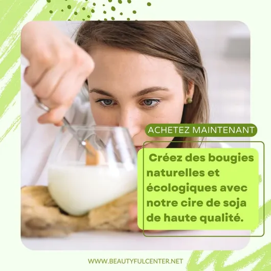 Purespa - Cire de soja Blanc - Naturel -écologique -3 kg -en flocons - cire Premium - fabrication Bougies - cosmétiques - 3X1kg