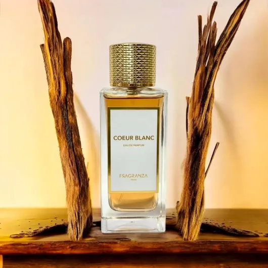 COEUR BLANC - EAU DE PARFUM UNISEXE 100ML - Coeur Blanc FRAGRANZA Paris - idée cadeau Homme & Femme - Fragrance Longue Durée - MADE iN FRANCE