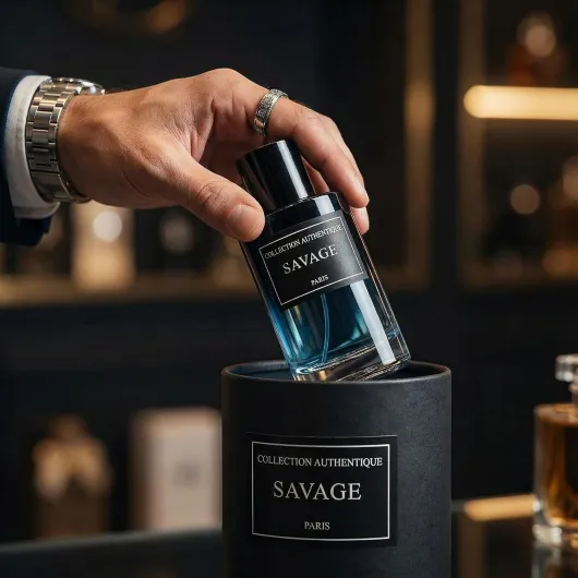 L'Authentique Savage - Eau de Parfum Homme 50ml - Collection Privée - Parfum Boisé, Aromatique et Frais - Fragrance Longue Durée Haute Concentration - Idée Cadeau Homme