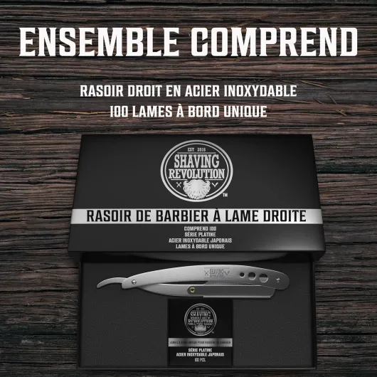 Rasoir Coupe Choux - Rasoir Coupe Choux Barbe Avec 100 Lames Pour Un Rasage De Près - Kit De Rasage Pour Hommes