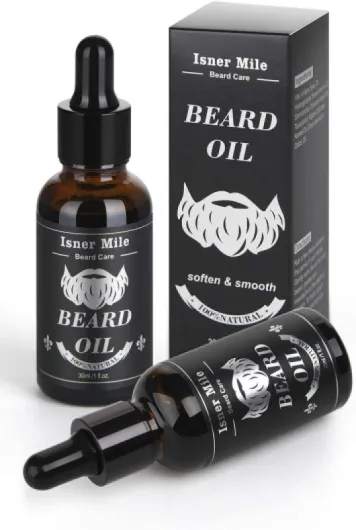 Huile à Barbe Ricin Barbe Originale Paquet De 2 Pour Hommes Soin De Barbe, Idéal Pour La Croissance, Adoucir, Hydrater, Renforcer et Entretien - 100% D'Ingrédients Naturels Purs 1