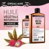 Test Huile de Ricin Orgaliane 150 ml : une huile épaisse qui fait le job pour cheveux, barbe et cils