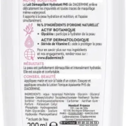 Test Diadermine Lait Démaquillant pH5 : le lait pas cher qui fait (presque) tout le boulot