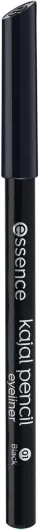 Essence kajal pencil crayon yeux, longue durée, mettant en valeur l'oeil (1g) 01 Black 1 unité (Lot de 1)