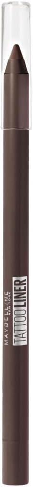 New York - Crayon Gel Yeux Effet Tatouage - Waterproof & Tenue 36h - Tattoo Liner - Teinte : Bold Brown - Effet tatouage longue tenue, Ultra saturé en pigments, Intensité colorielle 36h, Gamme 12 teintes bold-brown