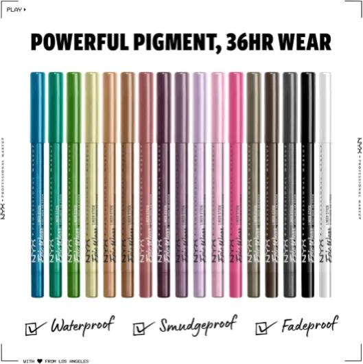 Crayon Yeux Epic Wear Deepest Brown Waterproof - 36h tenue waterproof, Pigmentation intense, Ne coule pas, Tons mats et métalliques Unité Deepest Brown