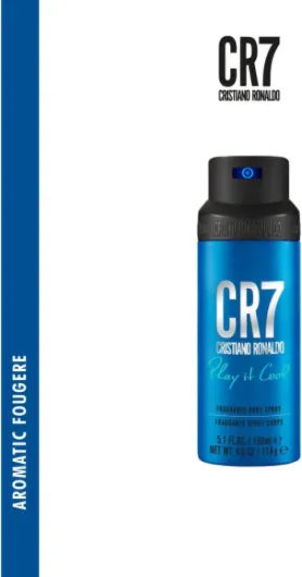 CR7 Cristiano Ronaldo Play It Cool Spray Corporel pour Homme 5.1 oz 144.59 g