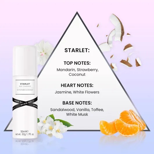 Miss So...? Mini Galore Coffret Cadeau Brume Parfumée Pour Femme (4x50ml) Elegant Touch