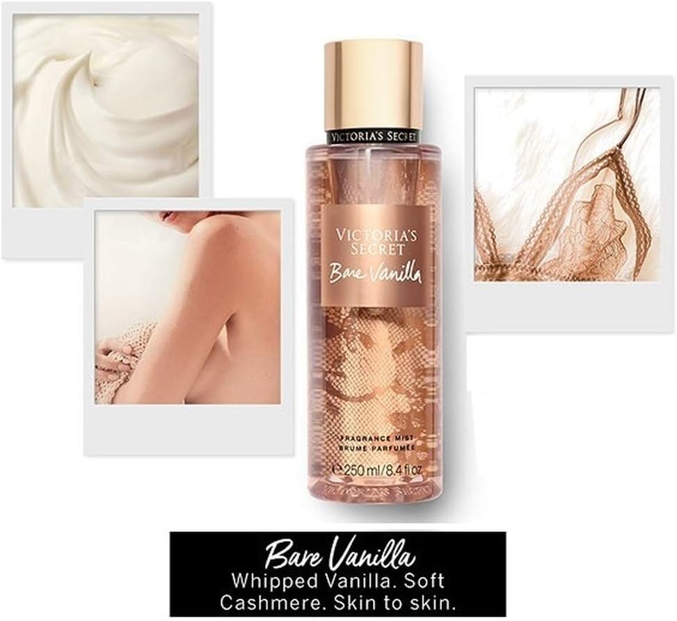 Victoria'S Secret, Bare Vanilla - Brume parfumée - 250 ml - Fruité 250 ml (Lot de 1)