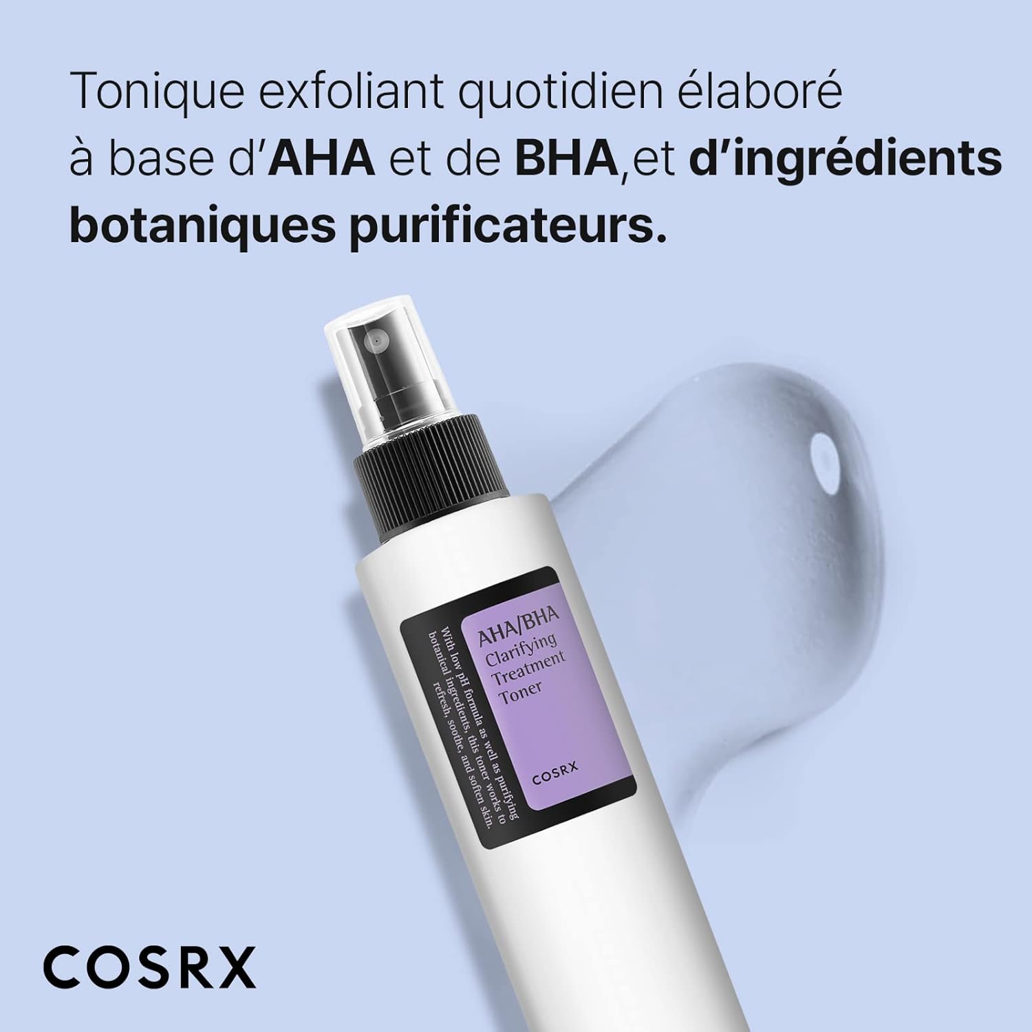 AHA/BHA Clarifying Treatment Toner - Lotion Tonique Toner exfoliant pour le visage pour les points blancs, les pores et la peau inégale - 150 ml / 5,07 fl.oz