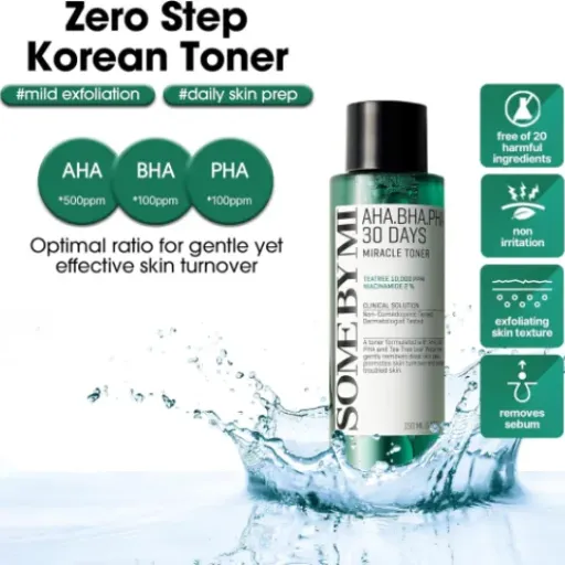 Test SOME BY MI AHA BHA PHA 30 Days Miracle Toner : le toner acide qui calme (un peu) la peau à problèmes
