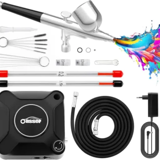 Test Oasser Kit Aerographe AK2 : le kit plug-and-play pour débuter sans se prendre la tête
