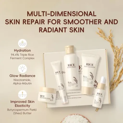Test LAIKOU Riz Ensemble de Soins 5 Pièces : le petit kit pas cher pour se faire une routine complète en voyage