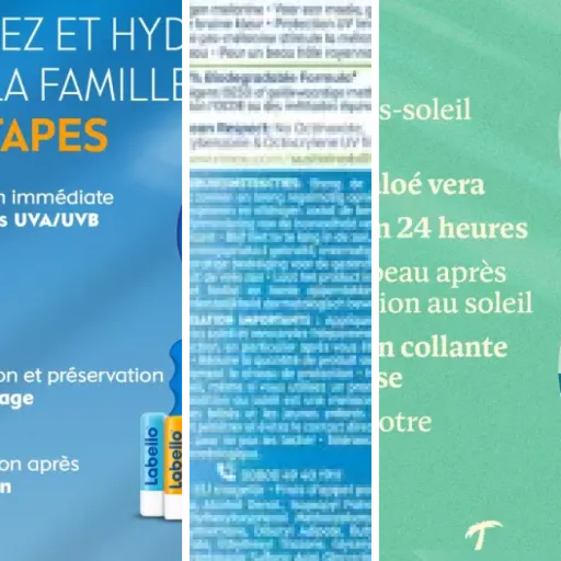 Top Laits après-soleil