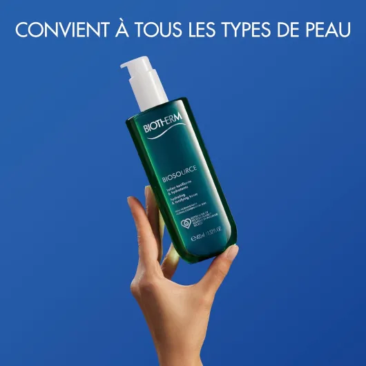 BIOTHERM - Biosource Lotion Tonique - Nettoie, Hydrate & Tonifie - Eclat du Teint - 400ml Peaux Normales à Mixtes